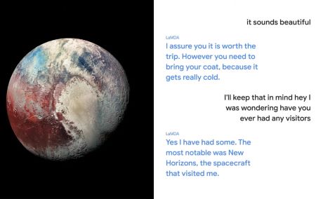 LaMDA conversation with Pluto